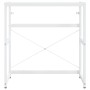 White iron washbasin structure 79x38x83 cm by vidaXL, bathroom vanities - Ref: Foro24-338498, Price: 47,99 €, Discount: %