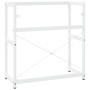 White iron washbasin structure 79x38x83 cm by vidaXL, bathroom vanities - Ref: Foro24-338498, Price: 47,99 €, Discount: %