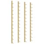 Wall wine rack for 12 bottles 2 units golden iron by vidaXL, Wine racks - Ref: Foro24-340882, Price: 86,62 €, Discount: %