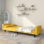 2-seater sofa bed with two yellow fabric pillows by vidaXL, Sofas - Ref: Foro24-337497, Price: 191,20 €, Discount: %