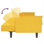 2-seater sofa bed with two yellow fabric pillows by vidaXL, Sofas - Ref: Foro24-337497, Price: 191,20 €, Discount: %