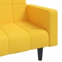 2-seater sofa bed with two yellow fabric pillows by vidaXL, Sofas - Ref: Foro24-337497, Price: 191,20 €, Discount: %