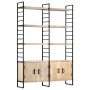 4-level solid mango wood shelf 124x30x180 cm by vidaXL, Bookcases and shelves - Ref: Foro24-284417, Price: 399,29 €, Discount: %