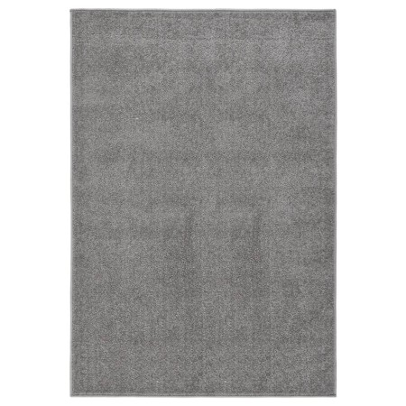 Alfombra de pelo corto gris 160x230 cm de vidaXL, Alfombras - Ref: Foro24-340317, Precio: 74,58 €, Descuento: %