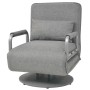 Swivel chair and sofa bed light gray fabric by vidaXL, Armchairs - Ref: Foro24-244666, Price: 278,99 €, Discount: %