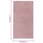 Kurzfloriger rosa Teppich 80x150 cm von vidaXL, Teppiche - Ref: Foro24-340361, Preis: 33,07 €, Rabatt: %