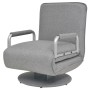 Swivel chair and sofa bed light gray fabric by vidaXL, Armchairs - Ref: Foro24-244666, Price: 278,99 €, Discount: %