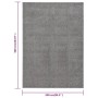 Alfombra de pelo corto gris 240x340 cm de vidaXL, Alfombras - Ref: Foro24-340319, Precio: 149,23 €, Descuento: %