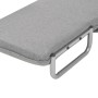 Silla giratoria y sofá cama tela gris claro de vidaXL, Sillones - Ref: Foro24-244666, Precio: 273,04 €, Descuento: %