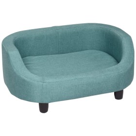 FLAMINGO Dog sofa Emerald green S 56x39x23.5 cm by FLAMINGO, Beds for dogs - Ref: Foro24-436488, Price: 127,99 €, Discount: %