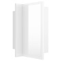 Glossy white acrylic LED bathroom mirror cabinet 40x12x45 cm by vidaXL, bathroom vanities - Ref: Foro24-804953, Price: 41,84 ...