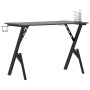 Gaming desk with Y-shaped legs black 110x60x75 cm by vidaXL, Desks - Ref: Foro24-325406, Price: 104,89 €, Discount: %