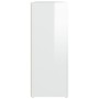 Aparador de madera contrachapada blanco brillante 91x29,5x75 cm de vidaXL, Aparadores - Ref: Foro24-823271, Precio: 98,39 €, ...