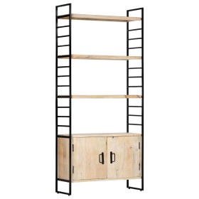 4-tier solid mango wood shelf 80x30x180 cm by vidaXL, Bookcases and shelves - Ref: Foro24-284421, Price: 275,99 €, Discount: %