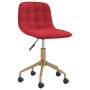 Silla de oficina giratoria de terciopelo rojo tinto de vidaXL, Sillas de oficina - Ref: Foro24-3087393, Precio: 68,99 €, Desc...