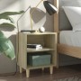 Bedside tables 2 units with oak Sonoma wood legs 40x30x50cm by vidaXL, Nightstands - Ref: Foro24-805786, Price: 47,03 €, Disc...