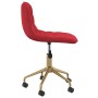 Silla de oficina giratoria de terciopelo rojo tinto de vidaXL, Sillas de oficina - Ref: Foro24-3087393, Precio: 68,99 €, Desc...