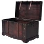 Vintage wooden trunk 66x38x40 cm by vidaXL, Storage trunks - Ref: Foro24-245478, Price: 92,04 €, Discount: %