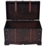 Vintage wooden trunk 66x38x40 cm by vidaXL, Storage trunks - Ref: Foro24-245478, Price: 92,04 €, Discount: %