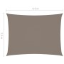 Toldo de vela rectangular tela Oxford gris taupe 3,5x4,5 m de vidaXL, Sombrillas - Ref: Foro24-135434, Precio: 43,73 €, Descu...