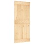 Sliding door with solid pine wood fittings 90x210 cm by vidaXL, Doors - Ref: Foro24-3203202, Price: 150,51 €, Discount: %