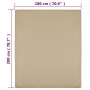 Sábana bajera jersey algodón gris taupe 180x200 cm de vidaXL, Sábanas - Ref: Foro24-136228, Precio: 18,54 €, Descuento: %