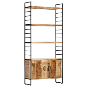 4-level rough mango wood shelf 80x30x180 cm by vidaXL, Bookcases and shelves - Ref: Foro24-284422, Price: 301,99 €, Discount: %