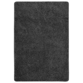 Alfombra peluda antideslizante gris oscuro 160x230 cm de vidaXL, Alfombras - Ref: Foro24-340380, Precio: 71,99 €, Descuento: %