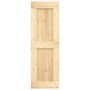 Puerta corredera con herrajes madera maciza de pino 70x210 cm de vidaXL, Puertas - Ref: Foro24-3203219, Precio: 182,58 €, Des...