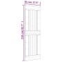 Puerta corredera con herrajes madera maciza de pino 70x210 cm de vidaXL, Puertas - Ref: Foro24-3203219, Precio: 182,58 €, Des...