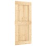 Puerta corredera con herrajes madera maciza de pino 90x210 cm de vidaXL, Puertas - Ref: Foro24-3203222, Precio: 156,38 €, Des...