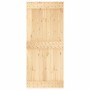 Puerta corredera con herrajes madera maciza de pino 90x210 cm de vidaXL, Puertas - Ref: Foro24-3203233, Precio: 144,99 €, Des...