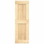 Sliding door with solid pine wood hardware 70x210 cm by vidaXL, Doors - Ref: Foro24-3203236, Price: 175,40 €, Discount: %