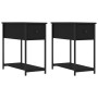 Nightstands 2 pcs black engineered wood 30x60x60 cm by vidaXL, Nightstands - Ref: Foro24-826054, Price: 76,91 €, Discount: %