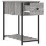 Mesitas noche 2 uds madera ingeniería gris Sonoma 30x60x60 cm de vidaXL, Mesitas de noche - Ref: Foro24-826060, Precio: 71,49...