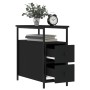 Nightstands 2 pcs black engineered wood 30x60x60 cm by vidaXL, Nightstands - Ref: Foro24-826064, Price: 110,90 €, Discount: %