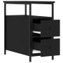 Nightstands 2 pcs black engineered wood 30x60x60 cm by vidaXL, Nightstands - Ref: Foro24-826064, Price: 110,90 €, Discount: %