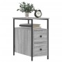 Nightstands 2 units Sonoma gray engineered wood 30x60x60 cm by vidaXL, Nightstands - Ref: Foro24-826070, Price: 100,31 €, Dis...