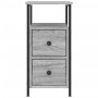 Mesitas noche 2 uds madera ingeniería gris Sonoma 30x60x60 cm de vidaXL, Mesitas de noche - Ref: Foro24-826070, Precio: 100,3...