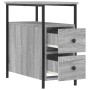 Mesitas noche 2 uds madera ingeniería gris Sonoma 30x60x60 cm de vidaXL, Mesitas de noche - Ref: Foro24-826070, Precio: 100,3...