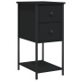 Nightstands 2 pcs engineered wood black 32x42x70 cm by vidaXL, Nightstands - Ref: Foro24-826094, Price: 152,97 €, Discount: %