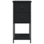 Mesitas de noche 2 uds madera de ingeniería negro 32x42x70 cm de vidaXL, Mesitas de noche - Ref: Foro24-826094, Precio: 152,9...