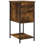 Nightstands 2 pcs engineered wood smoked oak 32x42x70 cm by vidaXL, Nightstands - Ref: Foro24-826098, Price: 86,68 €, Discoun...