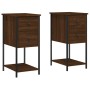 Nightstands 2 pcs oak brown engineered wood 32x42x70 cm by vidaXL, Nightstands - Ref: Foro24-826102, Price: 89,44 €, Discount: %