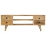 Solid mango wood TV cabinet 110x35x40 cm by vidaXL, TV Furniture - Ref: Foro24-285825, Price: 216,38 €, Discount: %