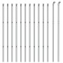 Silver wire fence 0.8x25 m by vidaXL, fence panels - Ref: Foro24-154008, Price: 71,99 €, Discount: %