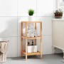 Estantería de baño madera maciza nogal 36x36x79 cm de vidaXL, Librerías y estanterías - Ref: Foro24-350365, Precio: 55,83 €, ...