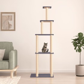 Cat scratching post with dark gray sisal posts 183 cm by vidaXL, Cat furniture - Ref: Foro24-171746, Price: 78,99 €, Discount: %