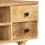 Solid mango wood TV cabinet 110x35x40 cm by vidaXL, TV Furniture - Ref: Foro24-285825, Price: 216,38 €, Discount: %