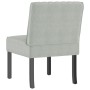 Light Gray Velvet Upholstered Chair by vidaXL, Easy chairs - Ref: Foro24-352451, Price: 83,70 €, Discount: %